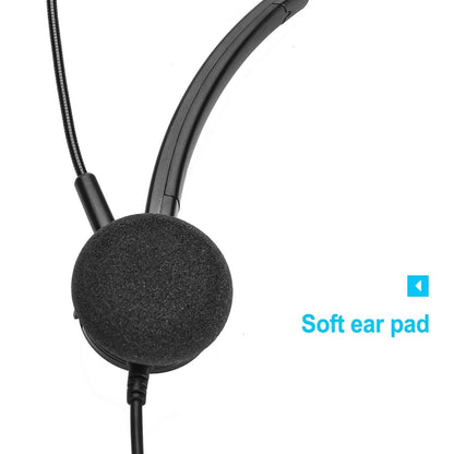 Noise Canceling Headset Convertible RJ9 Earphone with Microphone Adaptor DailySale
