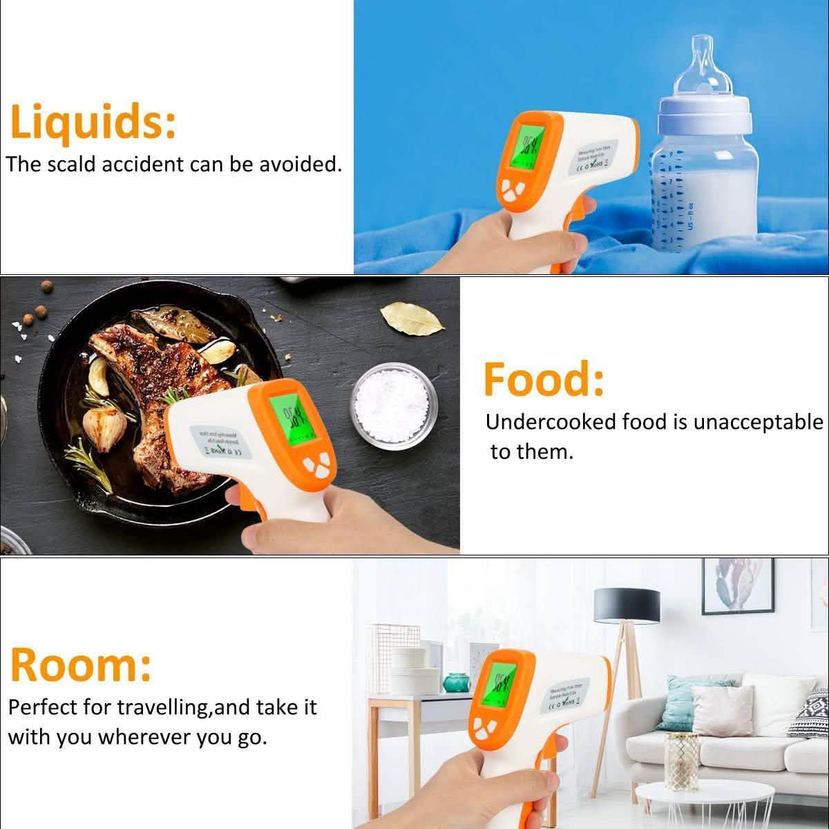 Non-Contact Digital Infrared Thermometer D-380 DailySale