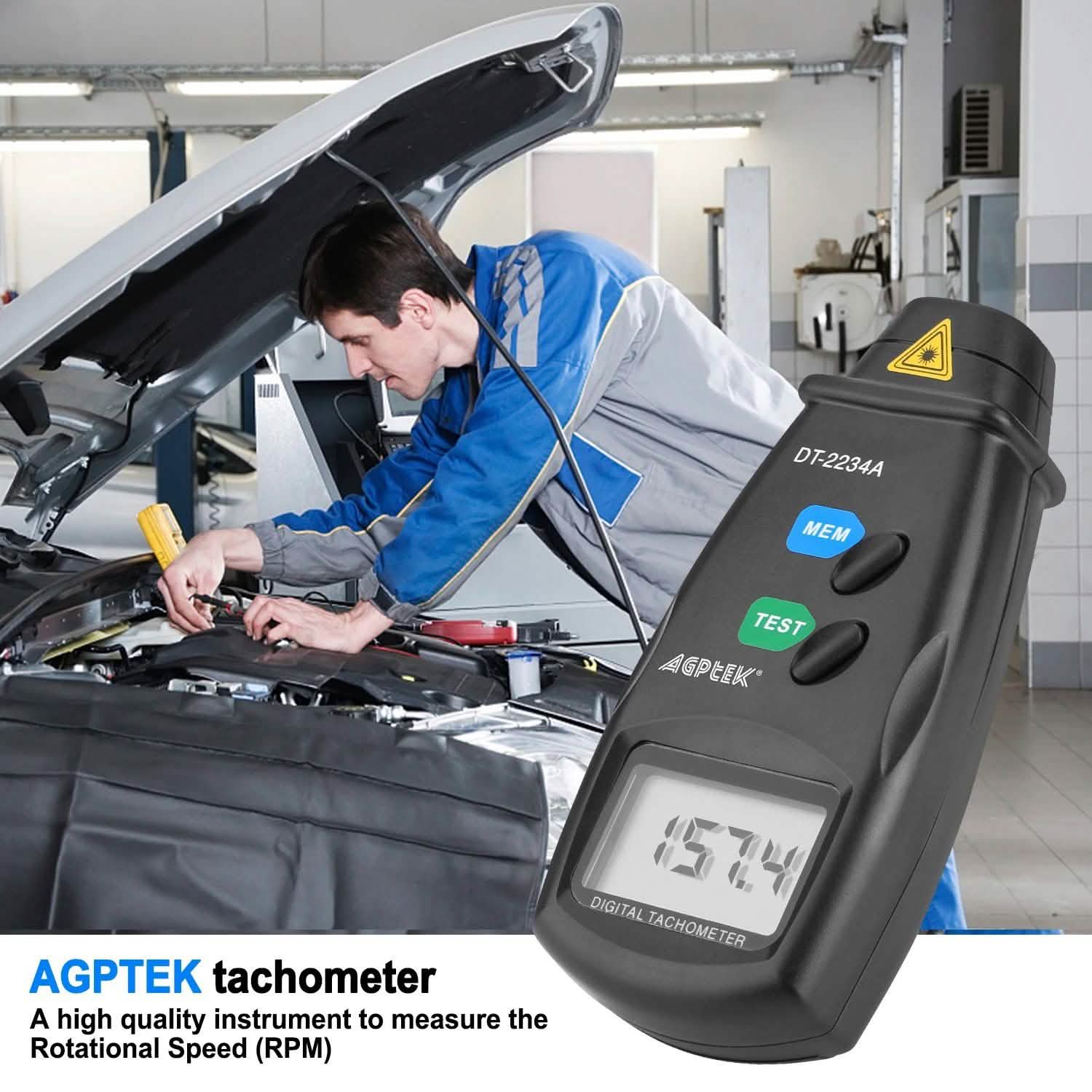 Non Contact Digital Tachometer 20713A DailySale