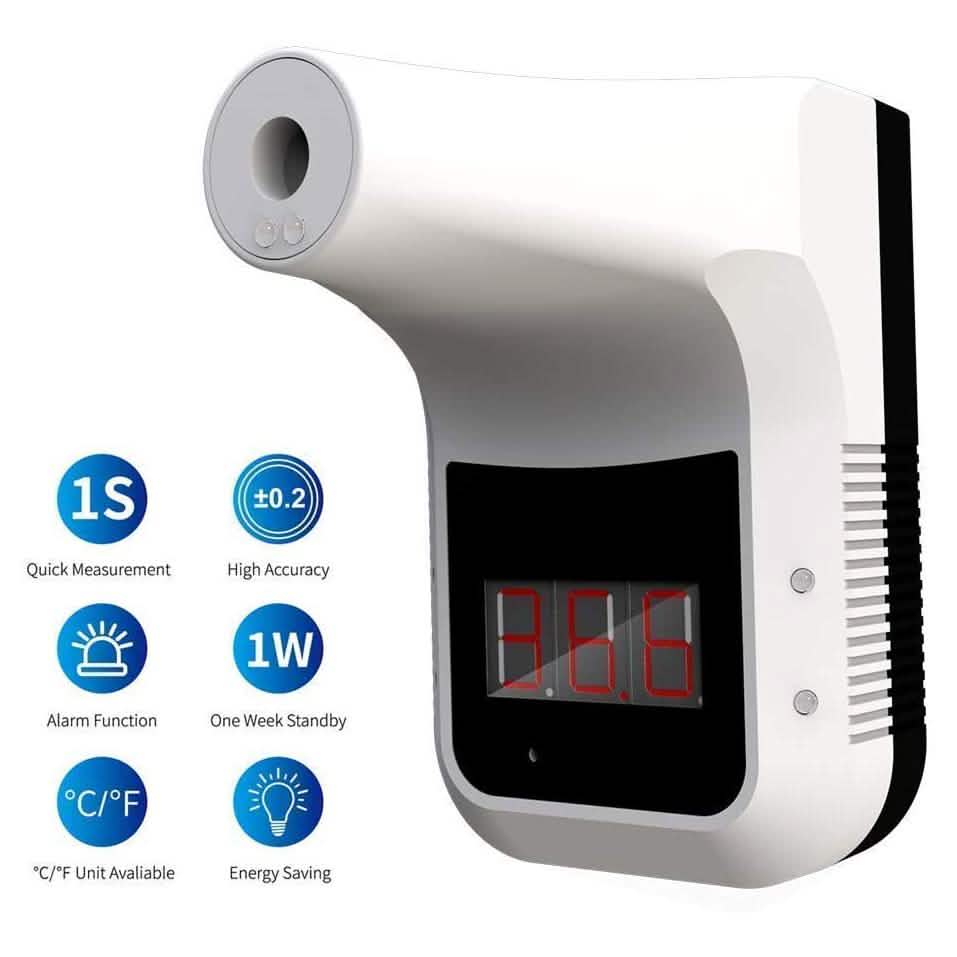 Non-Contact Wall-Mounted Infrared Thermometer K3 DailySale