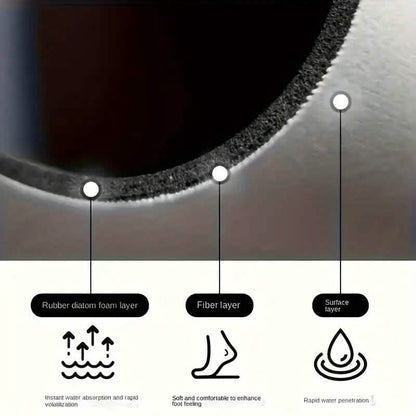 Non-Slip Diatomaceous Earth Bath Mat DailySale
