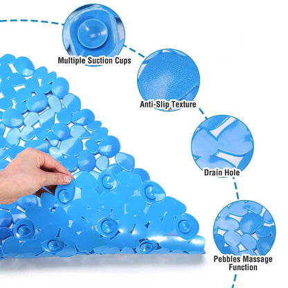 Non-Slip Massage Pebble Bath Mat DailySale