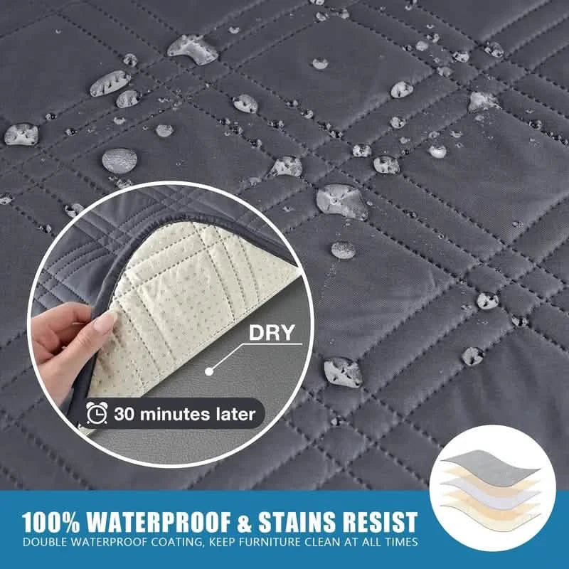 Non Slip Recliner Chair Cover, Washable Reclining Chair/Furniture Protector DailySale