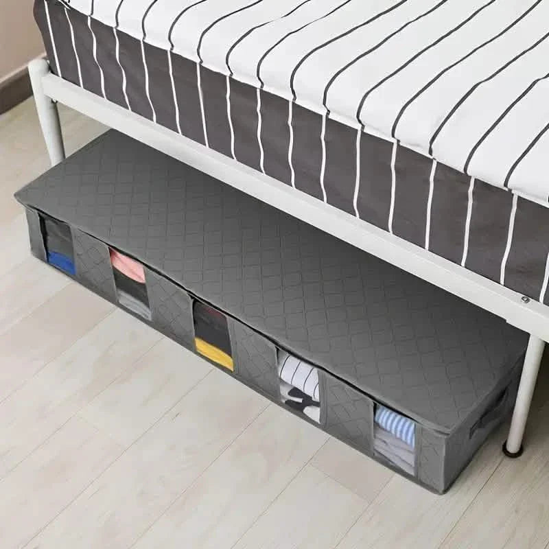 Nordic Quilt Bag Clothes Storage Box Under Bed Storage DailySale