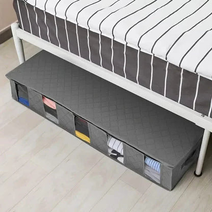 Nordic Quilt Bag Clothes Storage Box Under Bed Storage DailySale