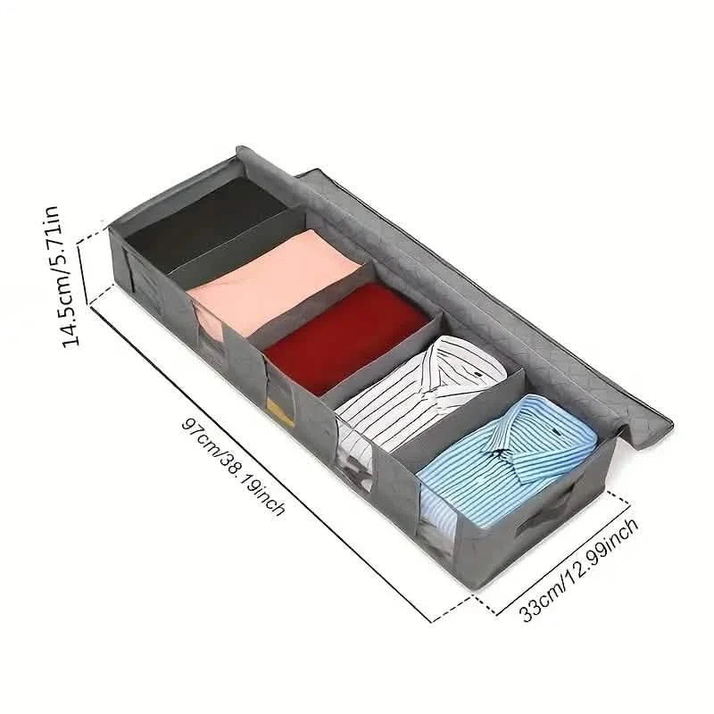 Nordic Quilt Bag Clothes Storage Box Under Bed Storage DailySale