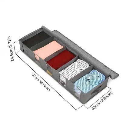 Nordic Quilt Bag Clothes Storage Box Under Bed Storage DailySale