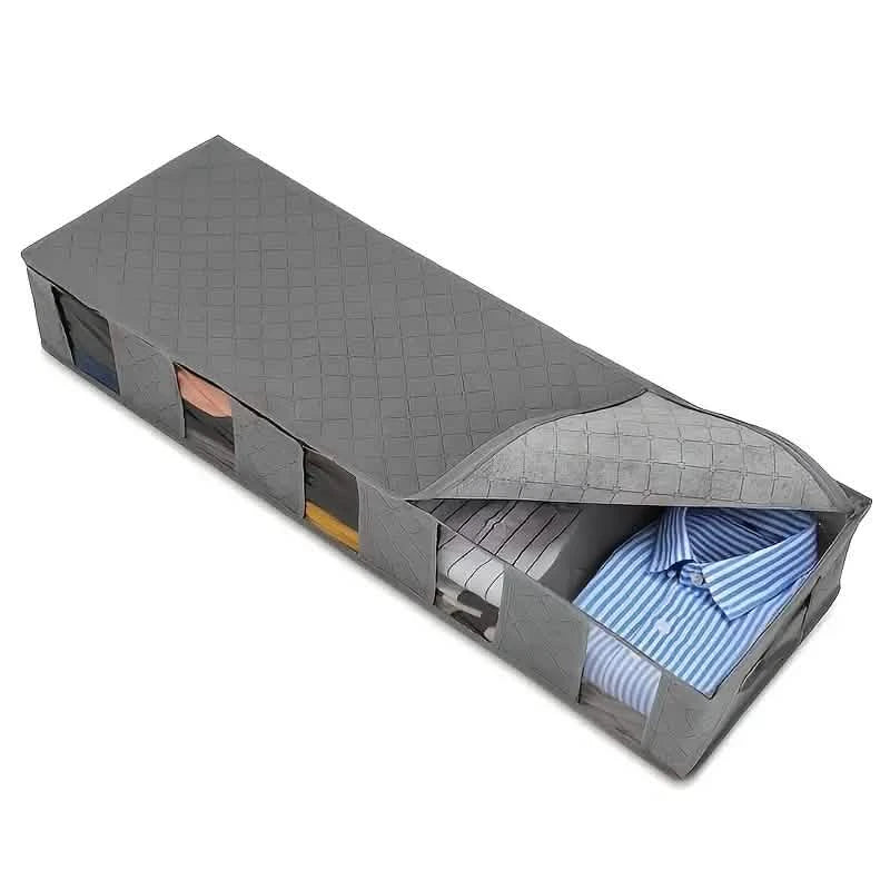 Nordic Quilt Bag Clothes Storage Box Under Bed Storage DailySale