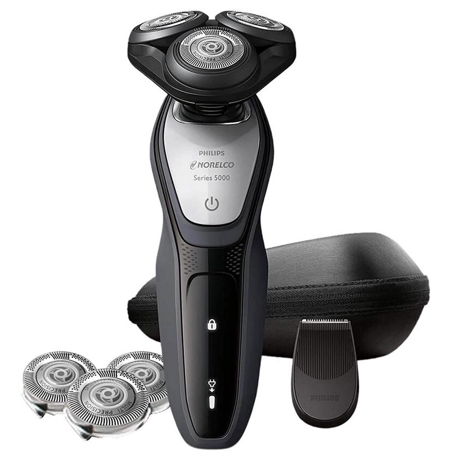Norelco Wet And Dry Shaver 5200 With Travel Pouch And Additional Shaving Head DailySale