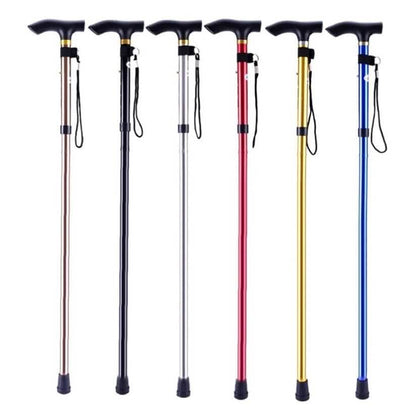 Portable Aluminum Folding Walking Travel Stick Cane DailySale