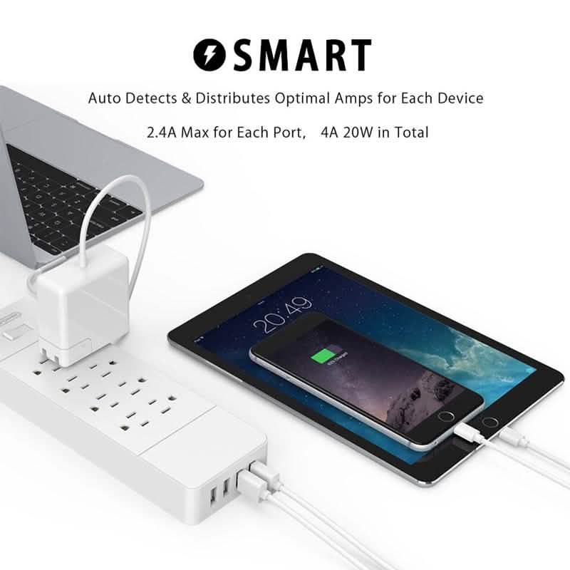 NTON Power USP US Electric Plug 8 AC Power Outlet with USB Charger DailySale