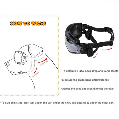 NVTED Dog Sunglasses with Adjustable Strap for Medium or Large Dog DailySale