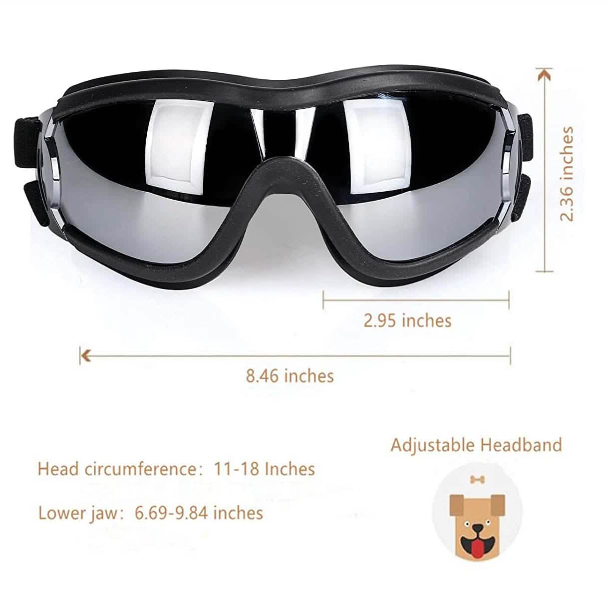 NVTED Dog Sunglasses with Adjustable Strap for Medium or Large Dog DailySale