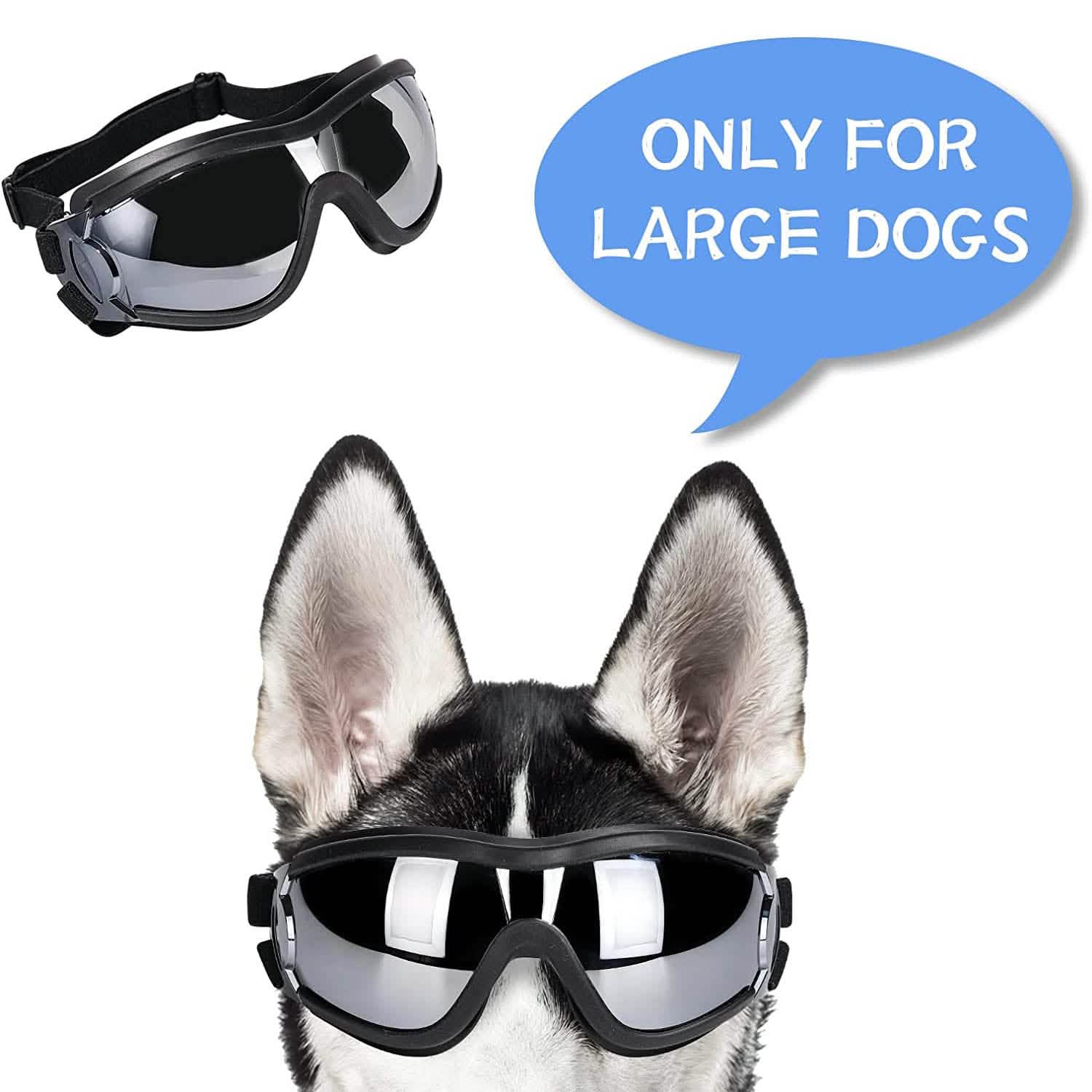 NVTED Dog Sunglasses with Adjustable Strap for Medium or Large Dog DailySale