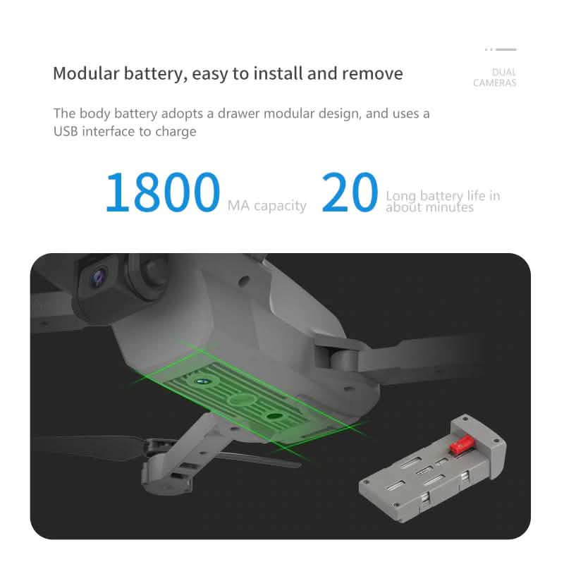 NYR E99 Pro2 RC Mini Drone 4K 1080P 720P Dual Camera WIFI DailySale