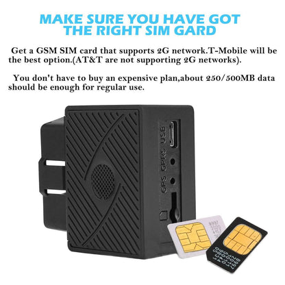 OBD GPS GPRS Tracker Real Time Vehicle Tracking Device for Car Truck Locator DailySale