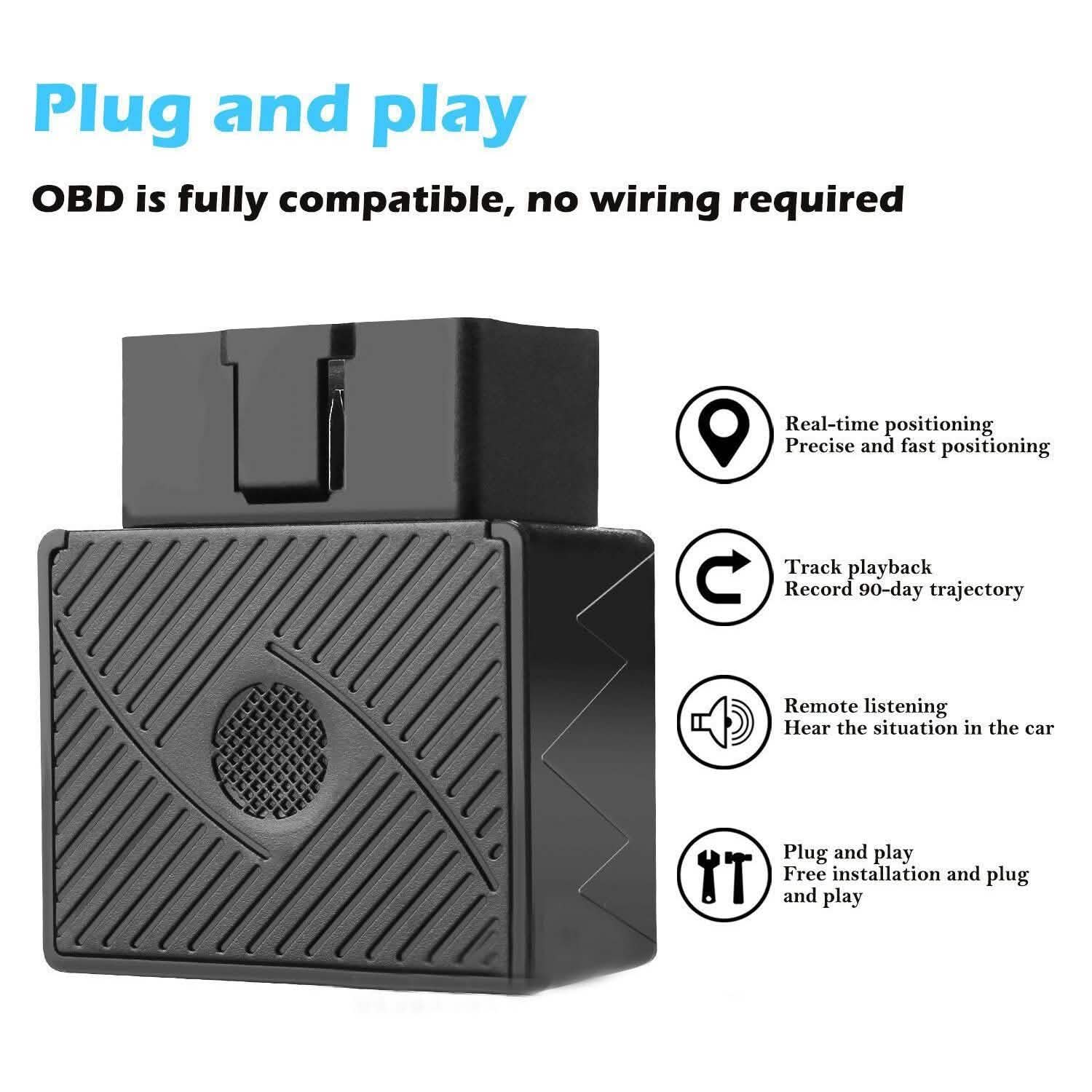 OBD GPS GPRS Tracker Real Time Vehicle Tracking Device for Car Truck Locator DailySale