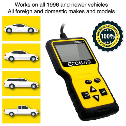 OBD2 Car Code Scanner & Reader Tool for All Vehicles DailySale