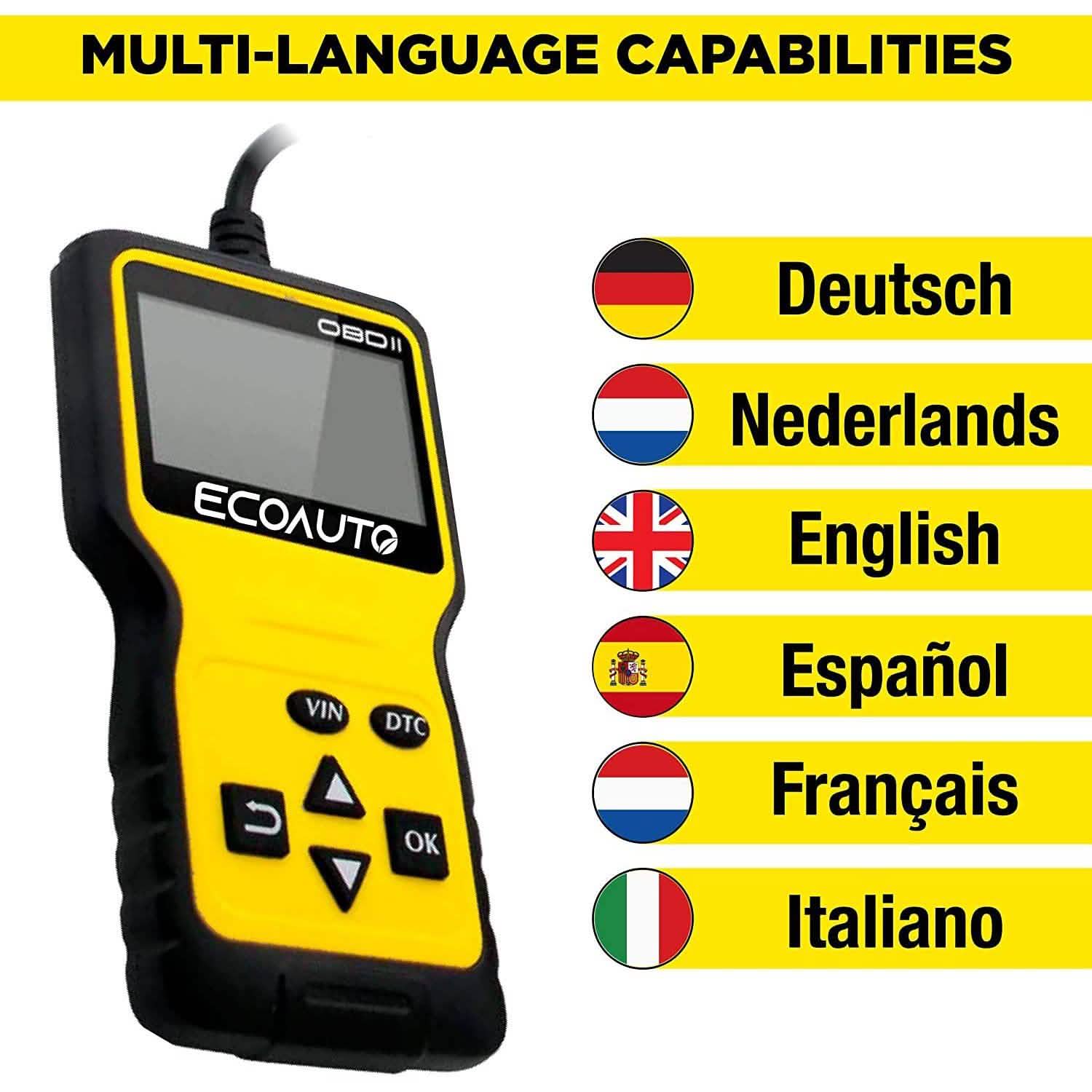 OBD2 Car Code Scanner & Reader Tool for All Vehicles DailySale