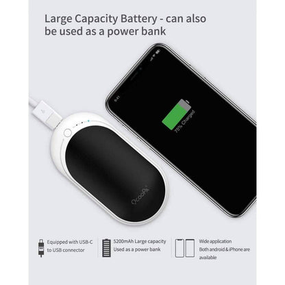OCOOPA 5200 mAh Electric Portable Pocket Hand Warmer/Power Bank DailySale