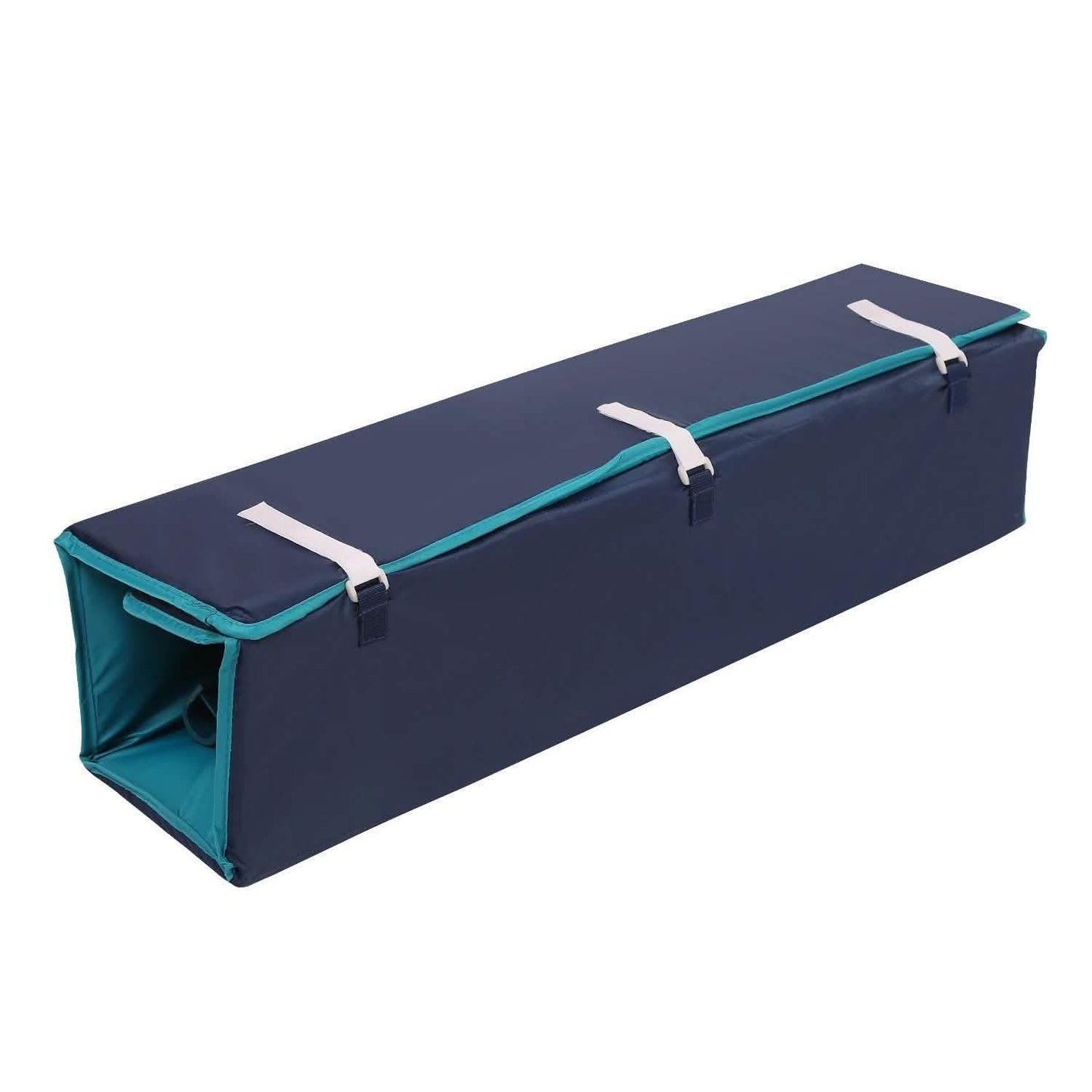Odoland 39''x 39'' Infant Toddler Foldable Playpen Playard With Mattress Rail Fence Blue DailySale