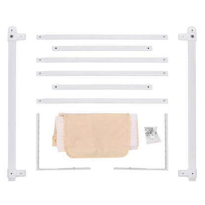 Odoland 70in Foldable Baby Toddler Safety Bed Rail Anti Falling Guard DailySale
