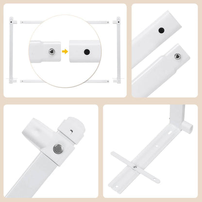 Odoland 70in Foldable Baby Toddler Safety Bed Rail Anti Falling Guard DailySale