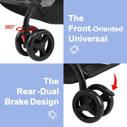 Odoland Baby Infant Foldable Umbrella Stroller Lightweight Travel Carriage Pushchair DailySale