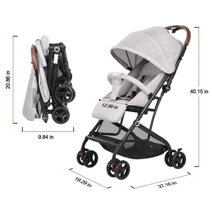 Odoland Lightweight Foldable Cynebaby Strollers for Infant DailySale