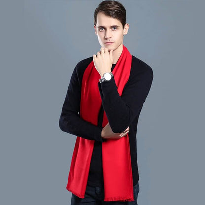 Ohayomi Mens Winter Cashmere Fashion Formal Soft Scarves DailySale