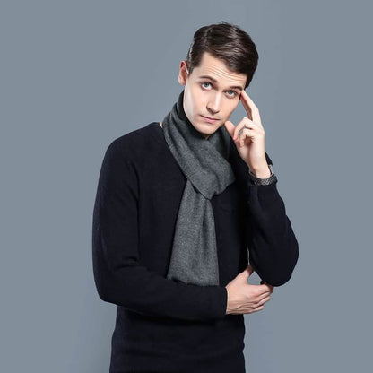 Ohayomi Mens Winter Cashmere Fashion Formal Soft Scarves DailySale