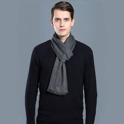 Ohayomi Mens Winter Cashmere Fashion Formal Soft Scarves DailySale