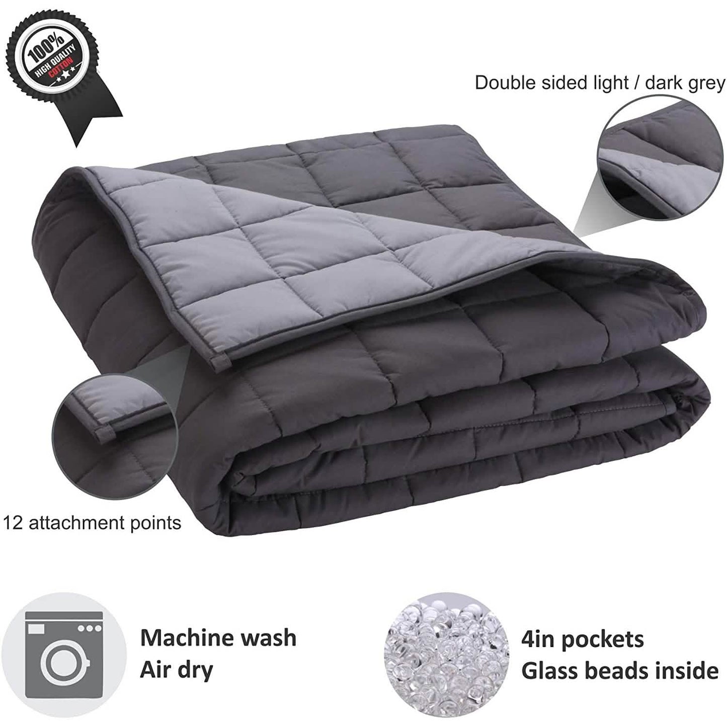 Olsen & Smith Dual Sided Premium Weighted Blanket DailySale