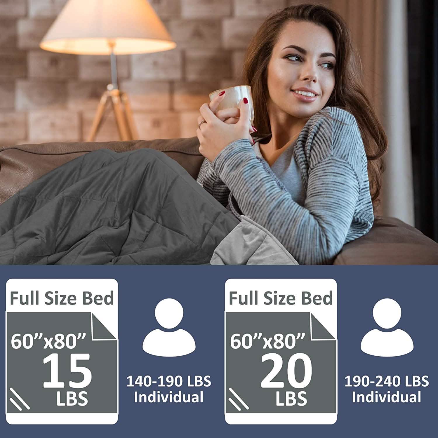 Olsen & Smith Dual Sided Premium Weighted Blanket DailySale