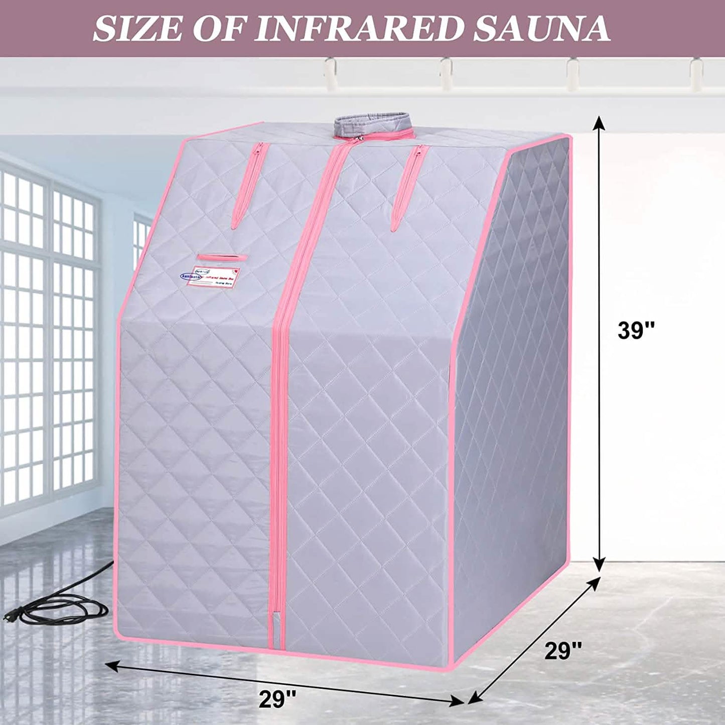 One Person Portable Full Body Sauna Tent SPA Set for Home DailySale