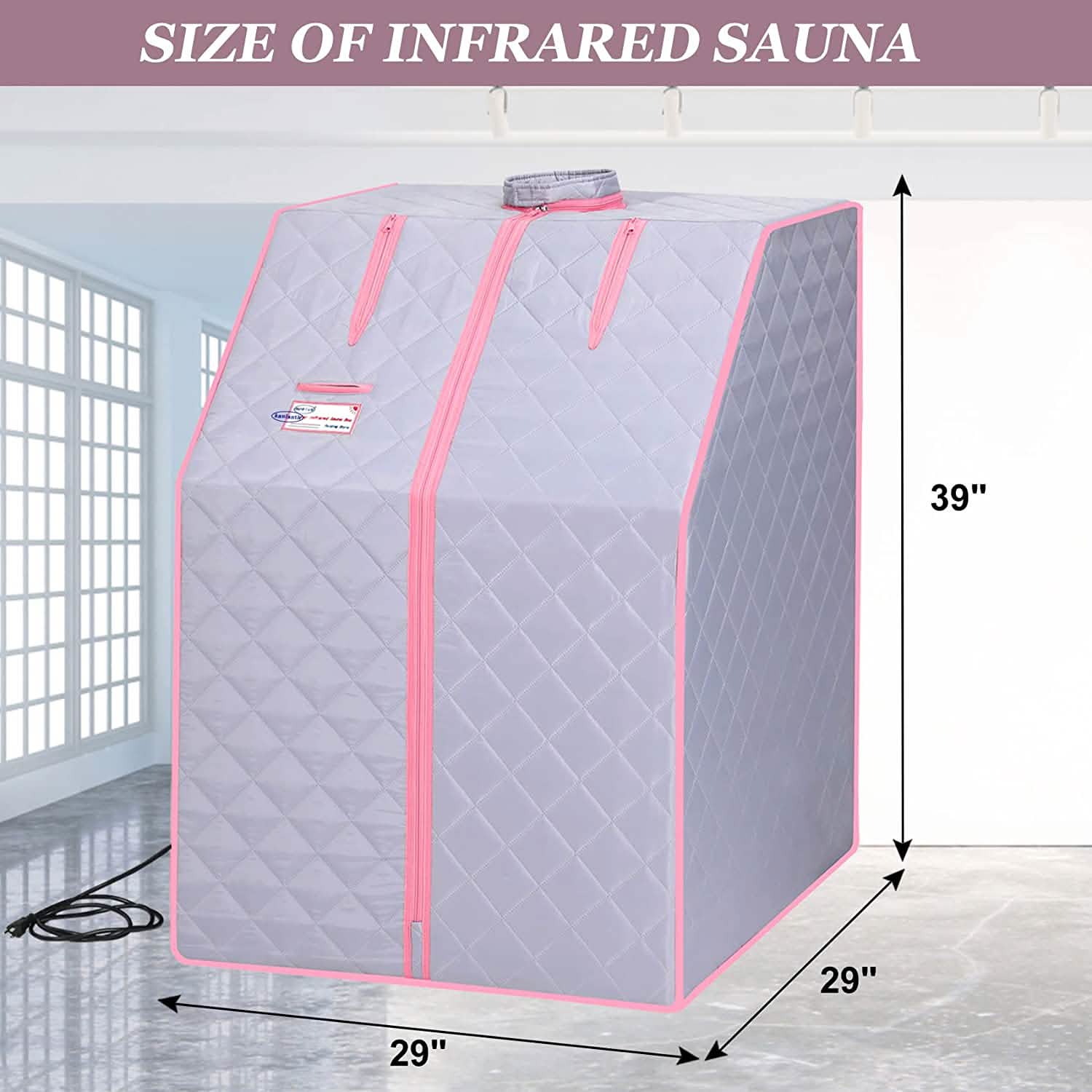 One Person Portable Full Body Sauna Tent SPA Set for Home DailySale