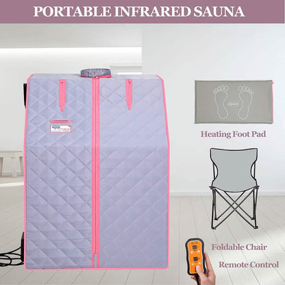 One Person Portable Full Body Sauna Tent SPA Set for Home DailySale