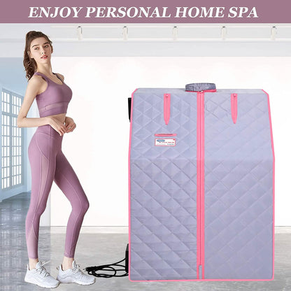 One Person Portable Full Body Sauna Tent SPA Set for Home DailySale