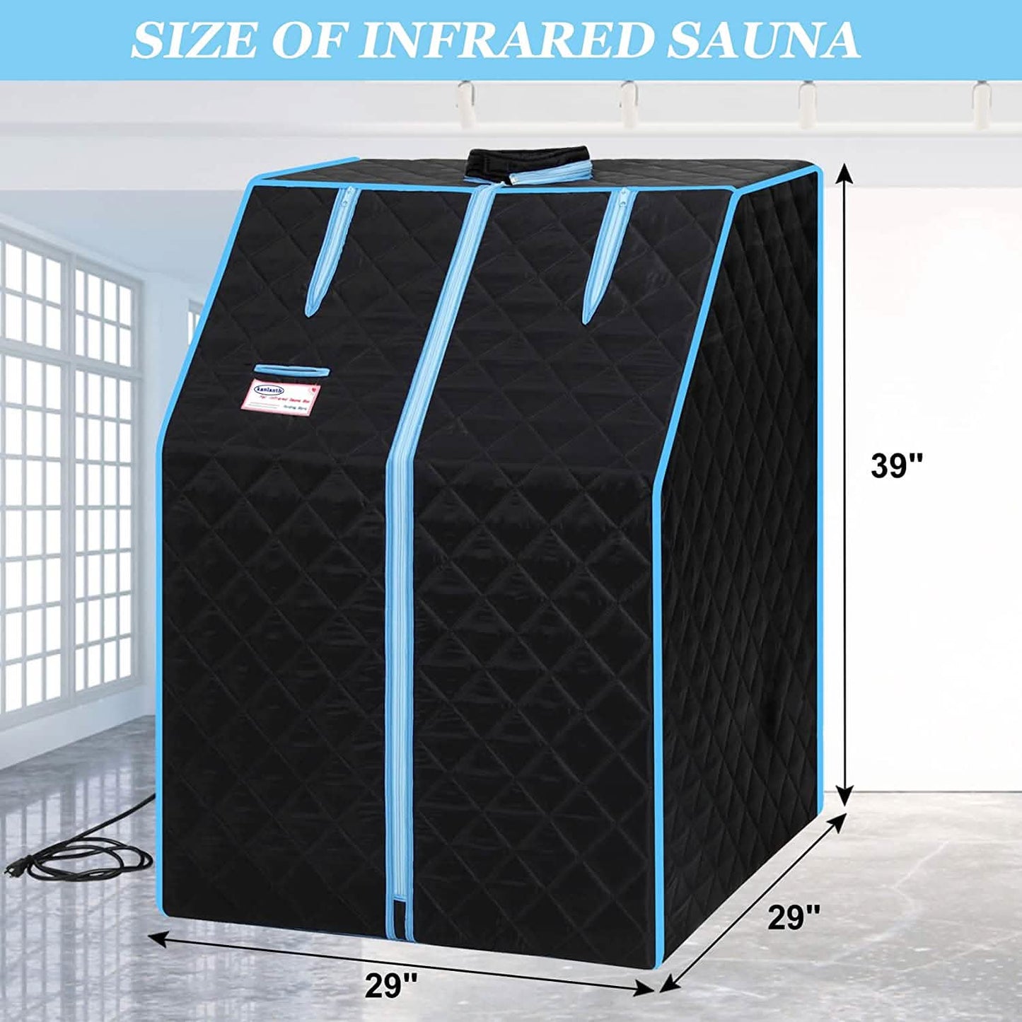 One Person Portable Full Body Sauna Tent SPA Set for Home DailySale