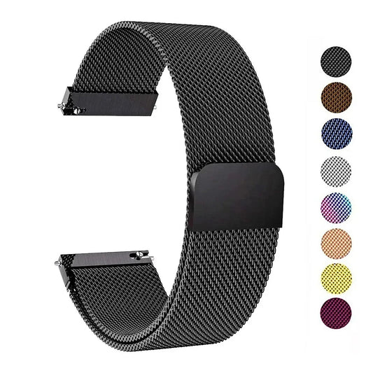 OnePlus Watch Milanese Loop Band, Magnetic Metal Mesh, 28 Colors BandsCo Straps