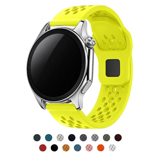 OnePlus Watch Breathable Perforated Silicone Sport Band BandsCo Straps