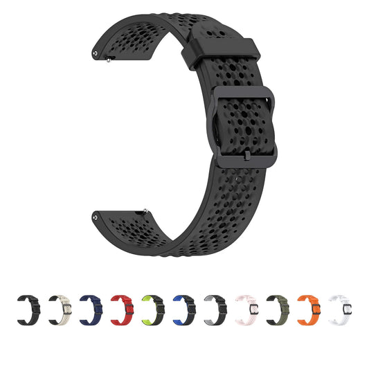 OnePlus Watch Silicone Sport Band with Air Holes, Pin Buckle BandsCo Straps