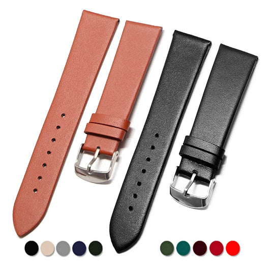 OnePlus Watch Calf Leather Band with Pin Buckle, 8 Colors BandsCo Straps