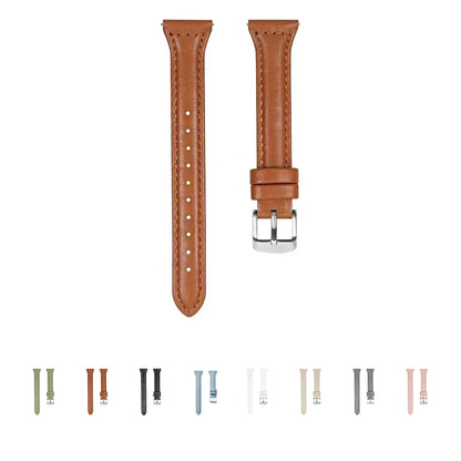 OnePlus Watch Slim Leather Band, Tapered Style, 8 Colors BandsCo Straps