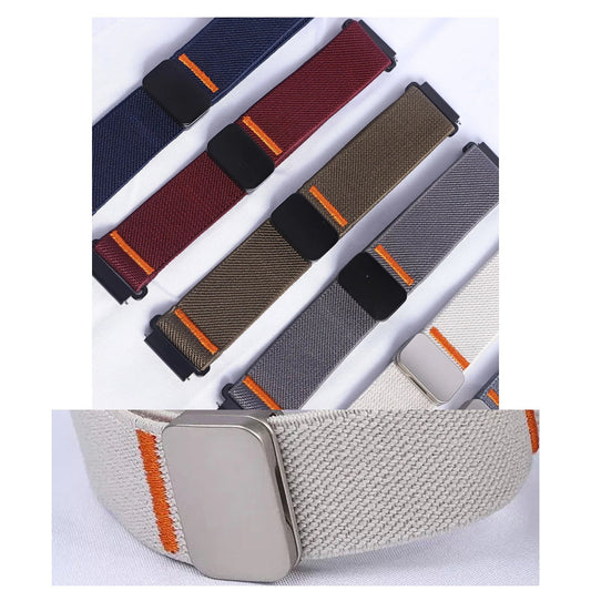 OnePlus Watch Stretch Nylon Band with Magnetic Buckle BandsCo Straps