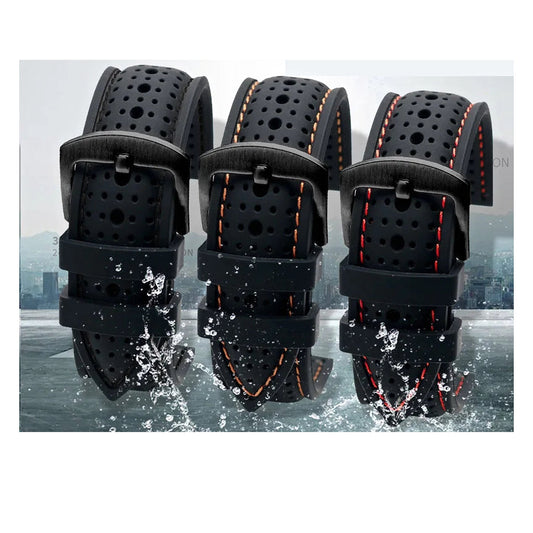 OnePlus Watch Perforated Silicone Band with Contrast Stitching BandsCo Straps