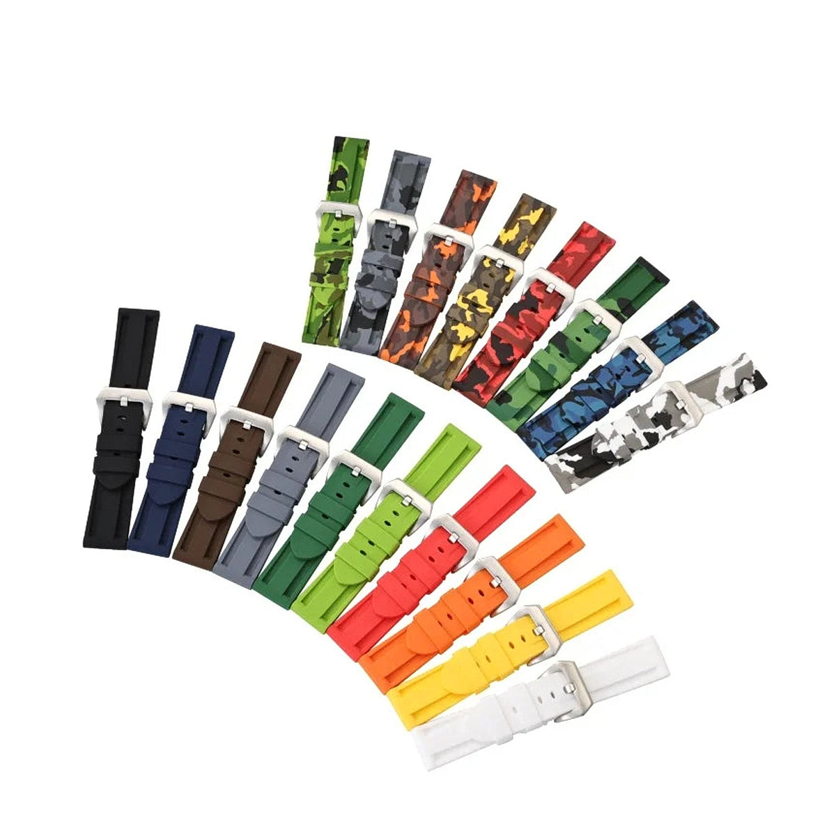 OnePlus Watch Camo Silicone Sport Band, Tools Included BandsCo Straps