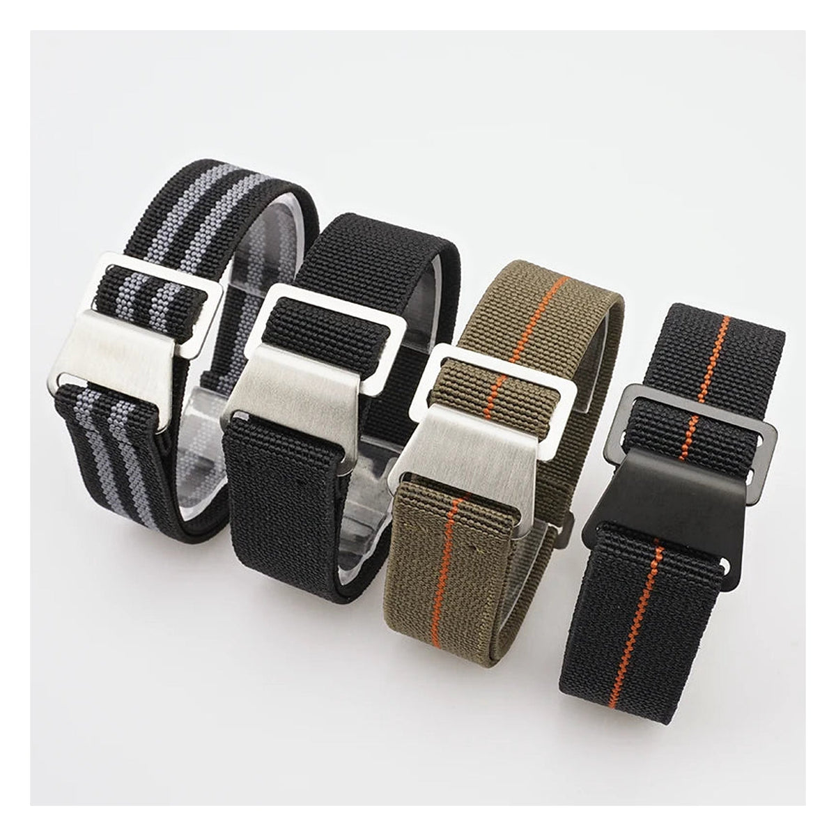 OnePlus Watch Elastic Nylon Band with Metal Hook Clasp BandsCo Straps