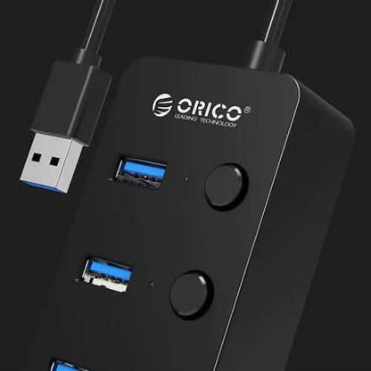 ORICO Splitter 4-Port USB 3.0 Faceup Design Hub DailySale