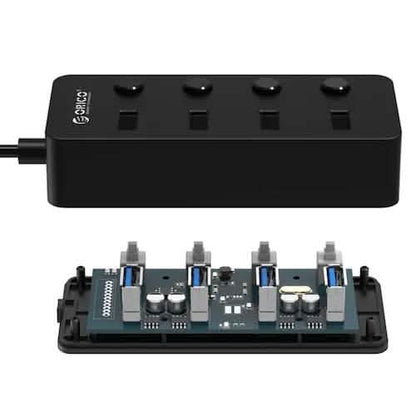 ORICO Splitter 4-Port USB 3.0 Faceup Design Hub DailySale